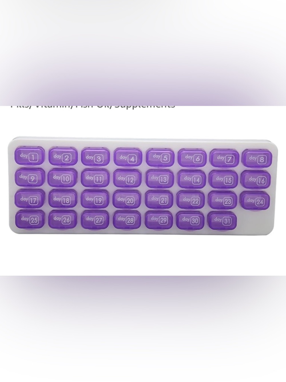 Daily Pill Organizer Case - Purple